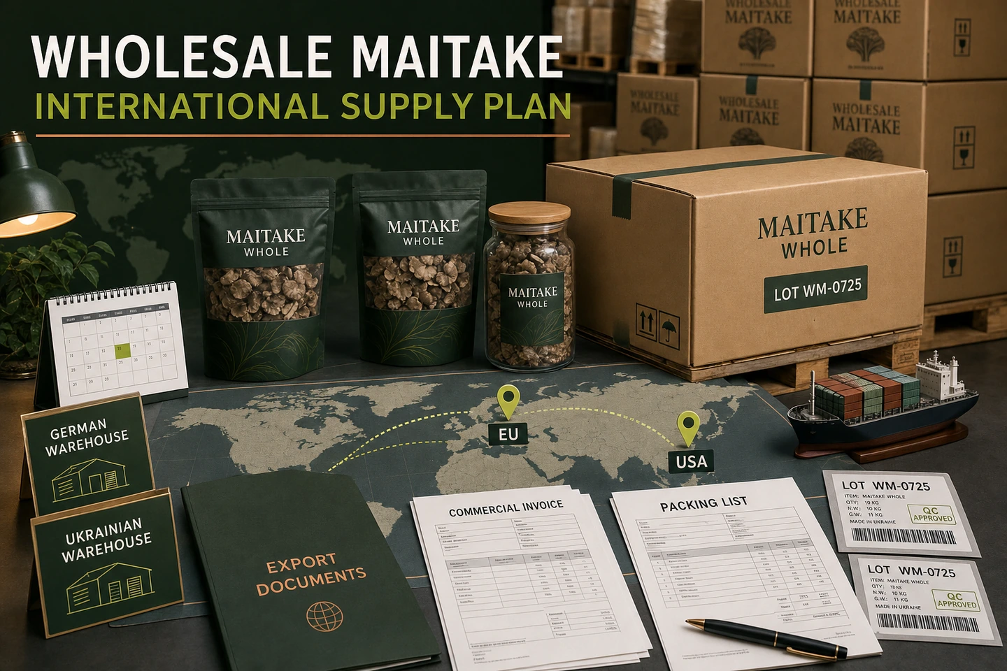 International Supply Planning for a Maitake Catalog - professional Maitake wholesale visual